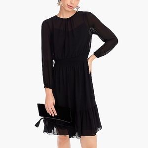 Jcrew sheer pleated special occasion dress